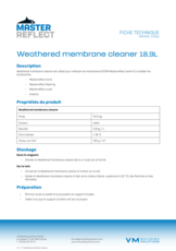 Weathered membrane cleaner 18,9L - FT